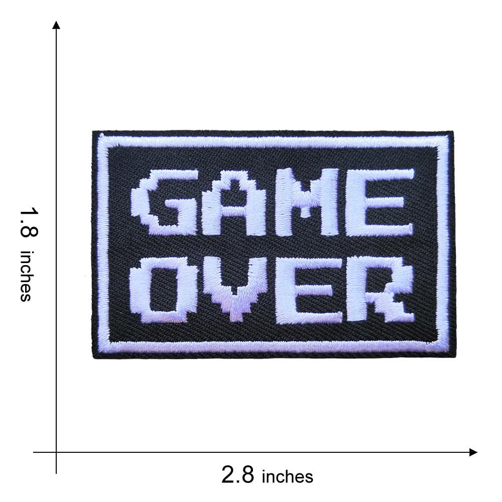 Juego sobre Hierro en Parche de Ropa de Pecho Pin Biker Chaleco Accesorios de Insignia DIY