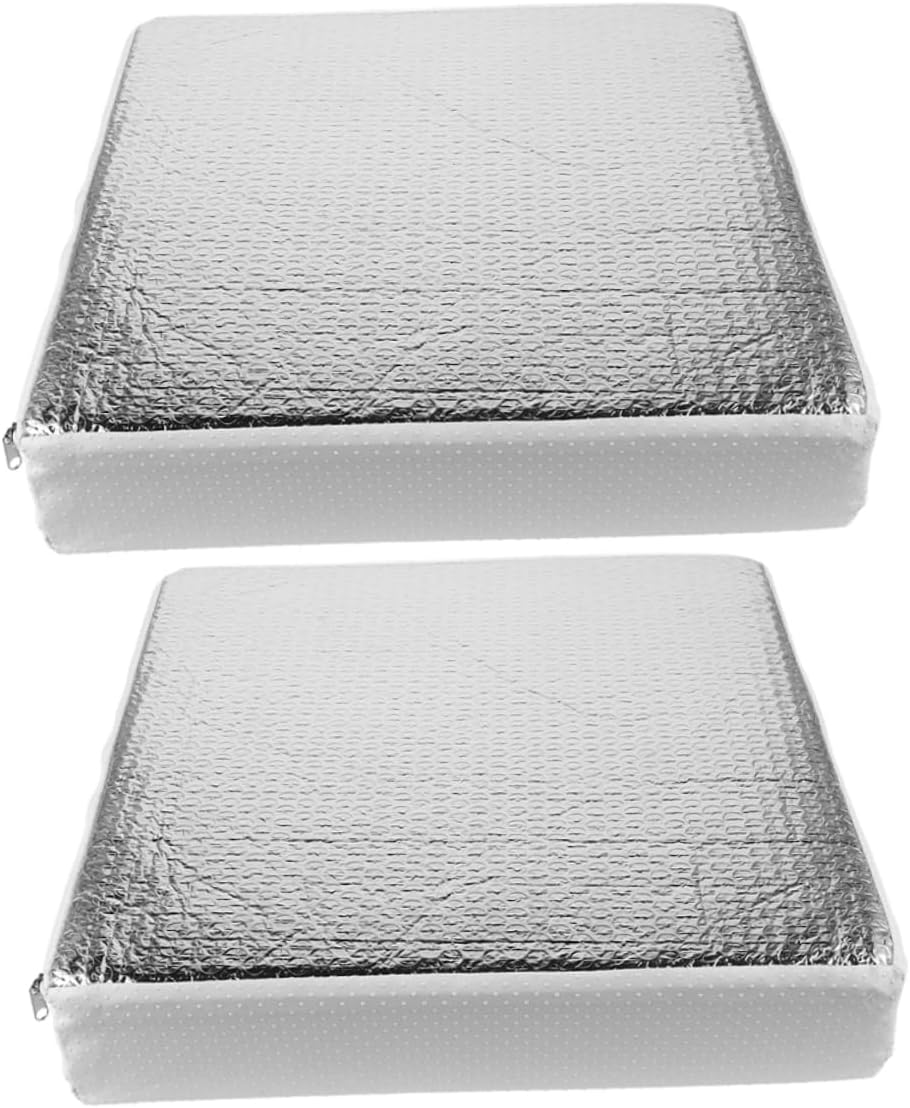 PRETYZOOM 2pcs Motorhome Vent Cover Rv Vent Insulator Aluminum Foil Easy Install Rv Skylight Shade