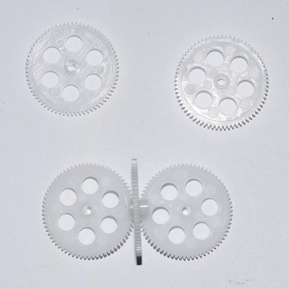 MKSIWSA Industry 10pcs 702A Gear 0.3M 2MM Tight for Remote-Control Car Robot Aircraft Parts Technology Pinions (Hole Diameter : 1.95mm, Number of Teeth : 70 Teeth)