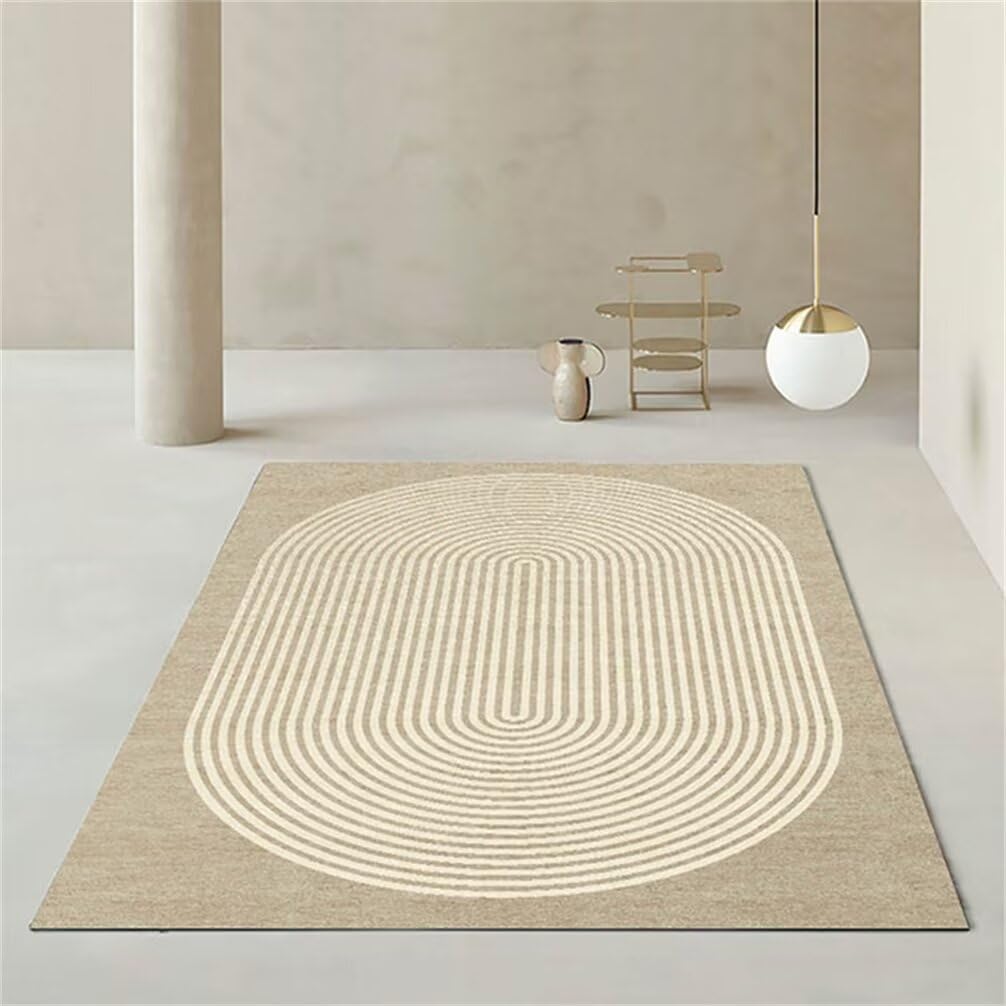 Tapis lavable en machine 200x300 pour salon avec envers antidérapant