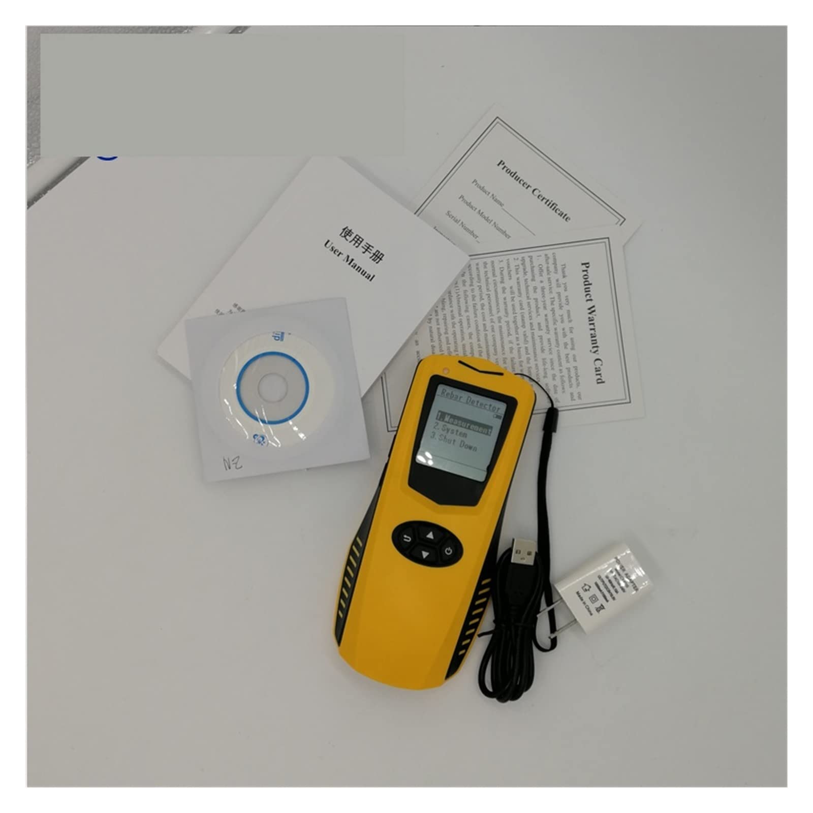 Scanner da parete, Rilevatore di diametro barra d'acciaio for cemento armato/localizzatore di posizione scanner rilevatore di barre d'armatura con sensori ad alta precisione