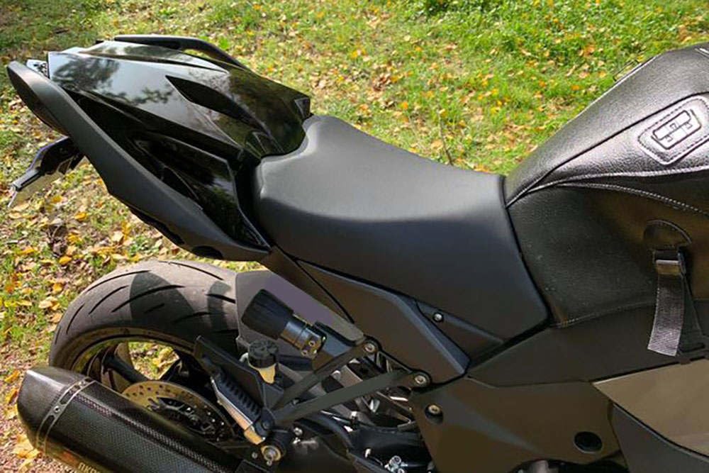avdb-moto Unghia Monoposto/Cover Sella Passeggero Nero Compatibile con KAWASAKI NINJA 1000 SX 1000SX ZXT02K 2020-2022