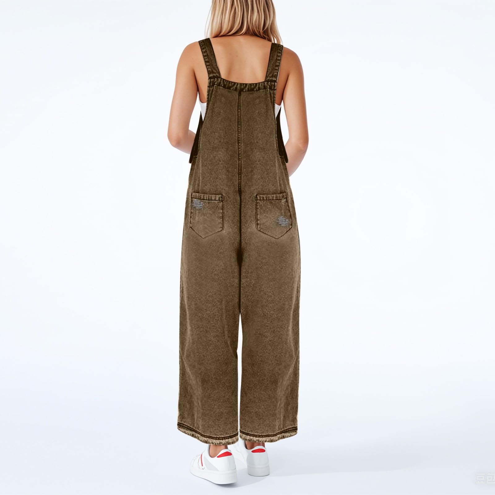 Peto Vaquero Mujer Mono Elegante Tezano Informal Overol Largo Baggy Macacao Ancho Tallas Grandes Casual Trabajo Formal Talla Grande De Fiesta Largos