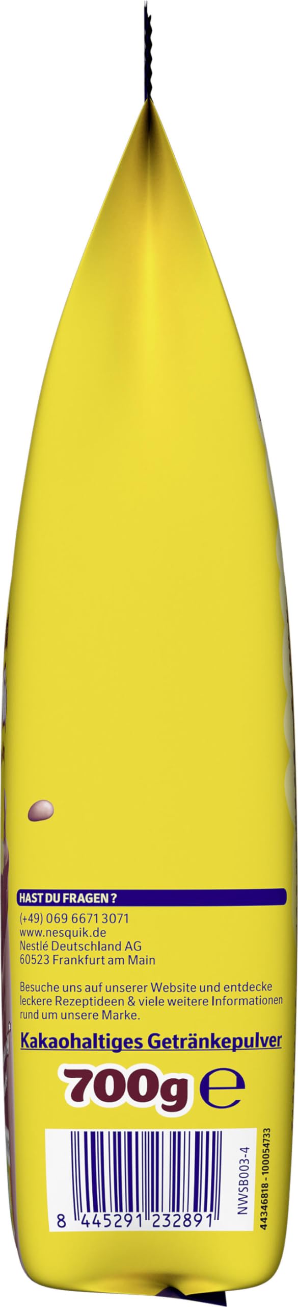 Nestlé NESQUIK, kakaohaltiges Getränkepulver zum Einrühren in Milch, 10er Pack (10 x 700g)