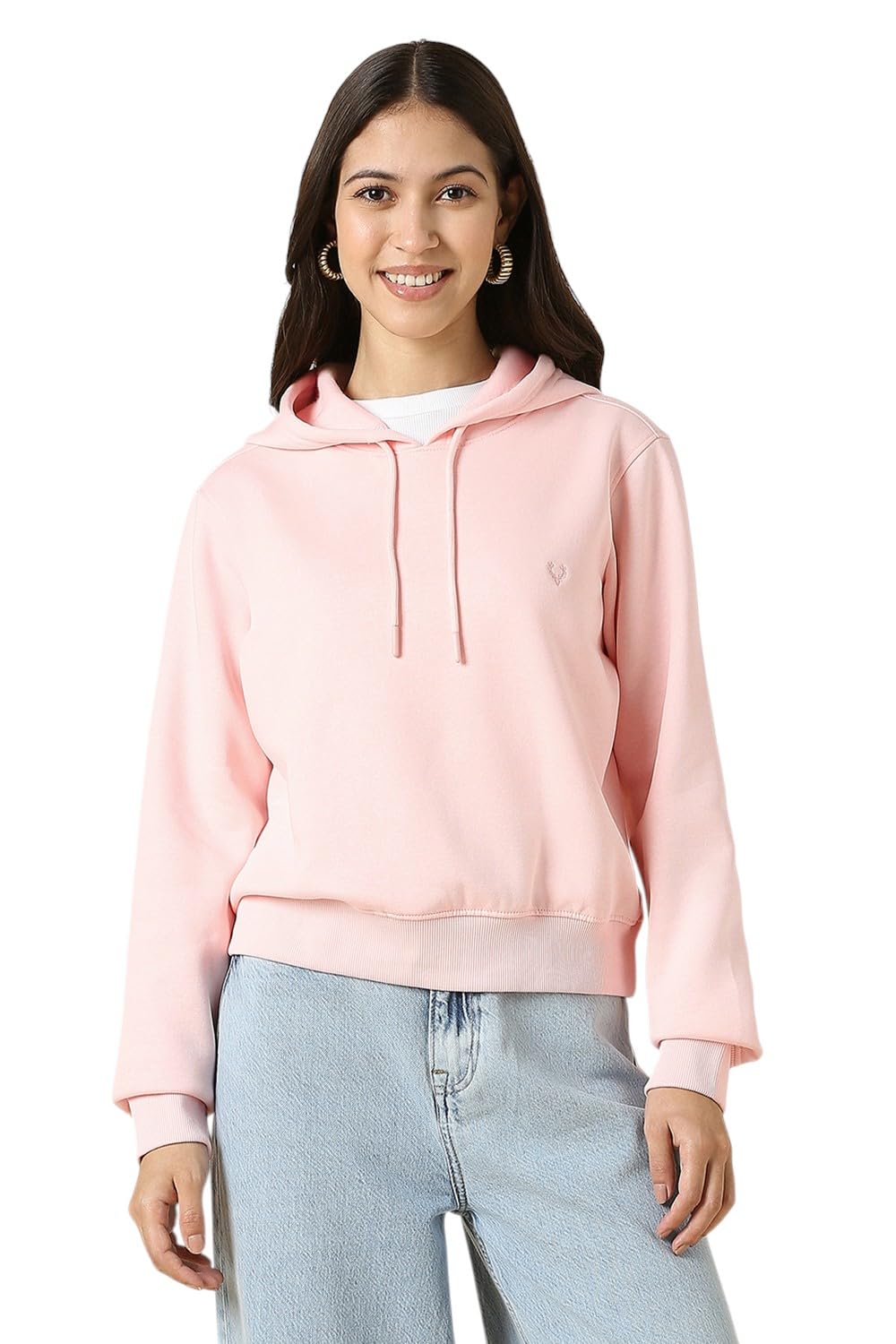 allen solly Womens Sweatshirt Pink-picture-12