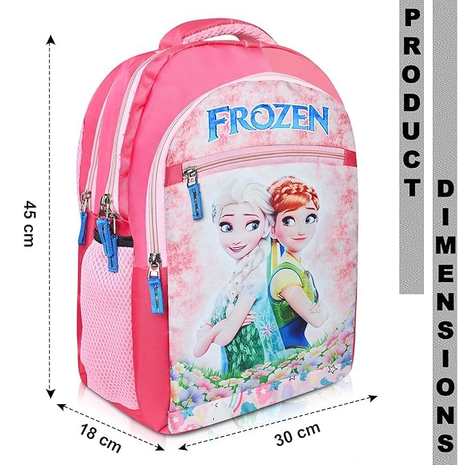 Image of Stylbase Kid School Backpack Bag for Girls and Boys | Ideal School Picnic Travel & Travelling Bag |17 Inches 4 Compartments, Water-Resistant Multipurpose for Kids