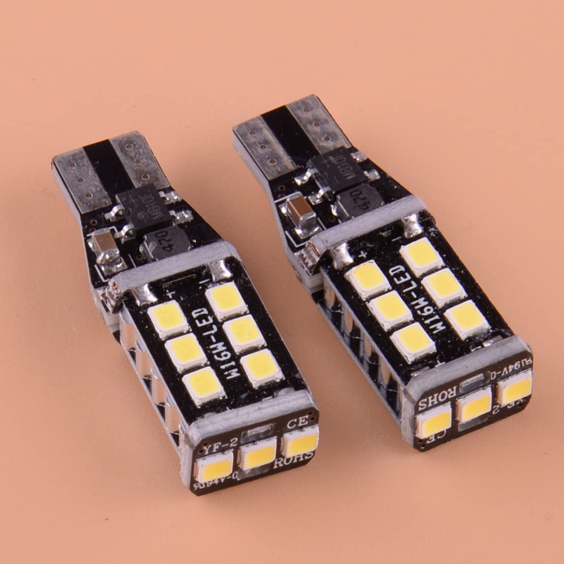 beler 2pcs 912 921 T15 White LED Backup Reverse Light Bulb Fit for Toyota 4Runner 2001-2020