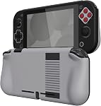 PlayVital ZealProtect Protective Case for Nintendo Switch Lite, Hard Shell Ergonomic Grip Cover for Nintendo Switch Lite w/Screen Protector & Thumb Grip Caps & Button Cap - Lovely Punky Bunny