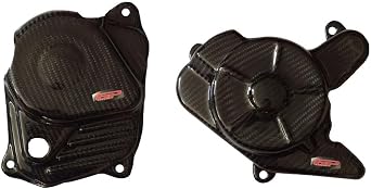 GP Kompozit Engine Guard Cover Protection Carbon Fiber Compatible for Bajaj Pulsar NS200 2011-2023