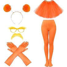 Orange Costume Accessories for Women Men Halloween Party