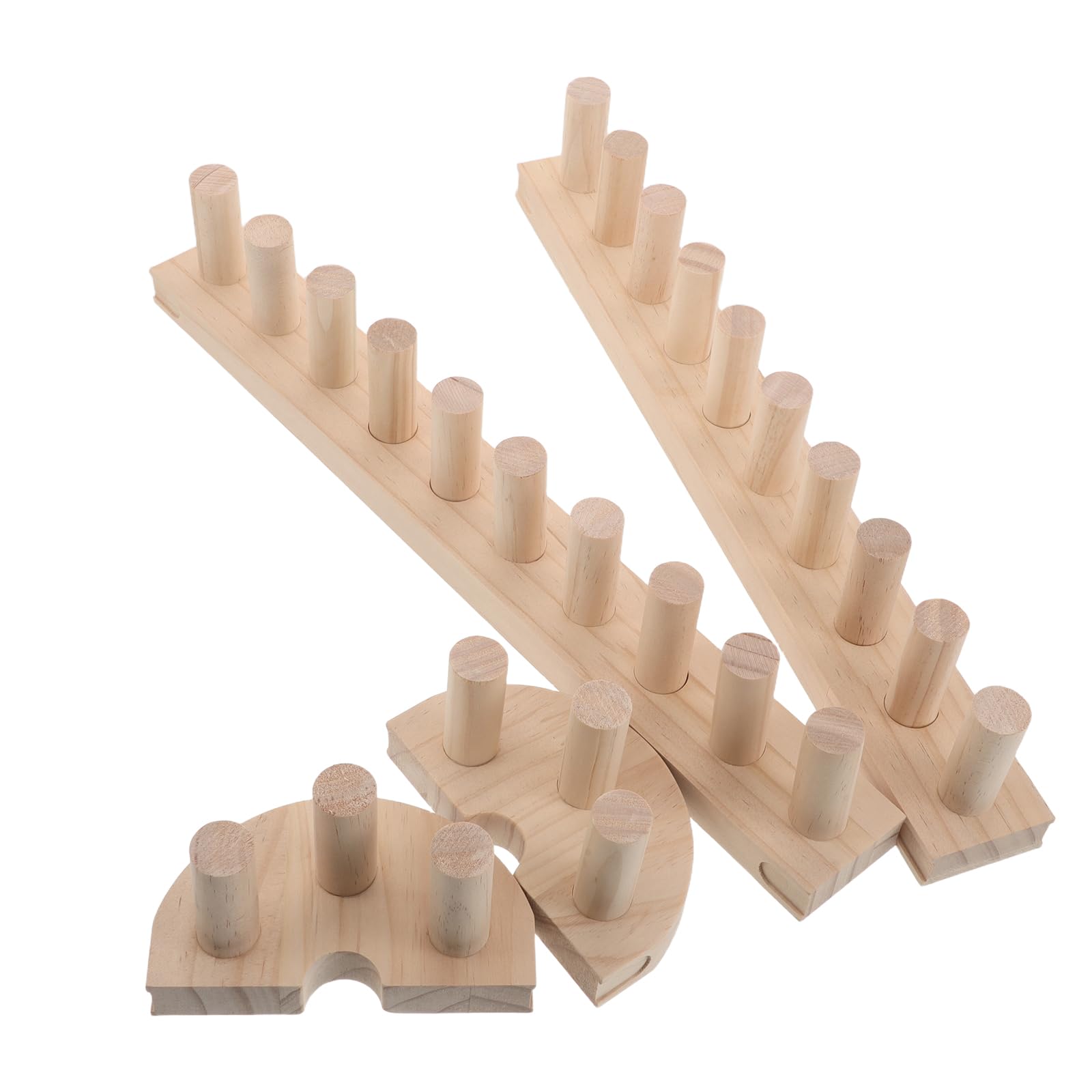 Alipis Métier à Tisser en Bois Modulable pour Débutants et Experts, Outil Polyvalent pour Tricoter Écharpes et Couvertures Épaisses, DIY et Décoration Canapé