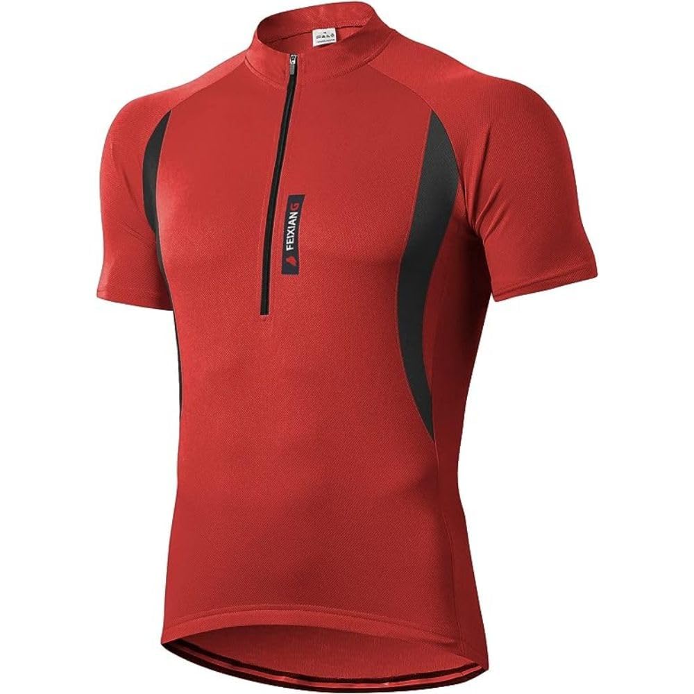 MEETWEE Maillot Ciclismo Hombre, Bicicleta De para Jersey Manga Corta Cómodo Respirable Secado Rápido