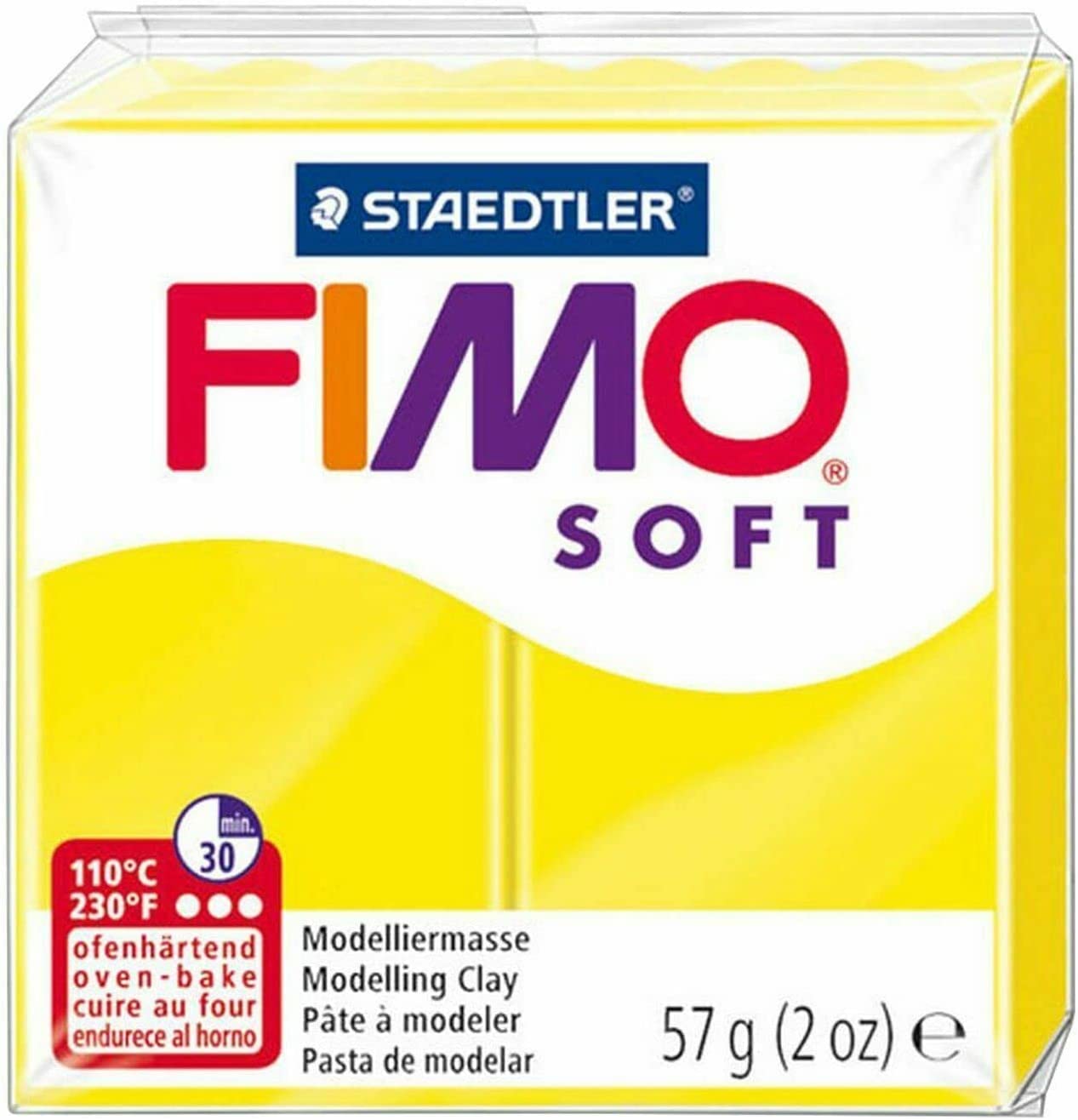 Fimo - Pasta modellabile polimerica morbida da forno, 10 x 57 g, Essentials confezione da 10