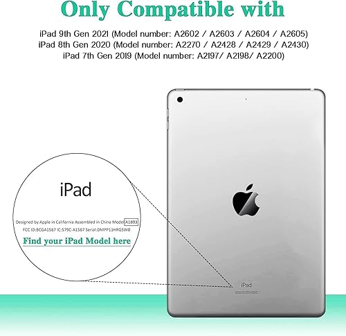 Miniatura 10 de LTROP Funda infantil para iPad de 987 generación de 10.2 pulgadas (202120202019) - Funda para iPad 10.2 para niños, convertible a prueba de golpes,