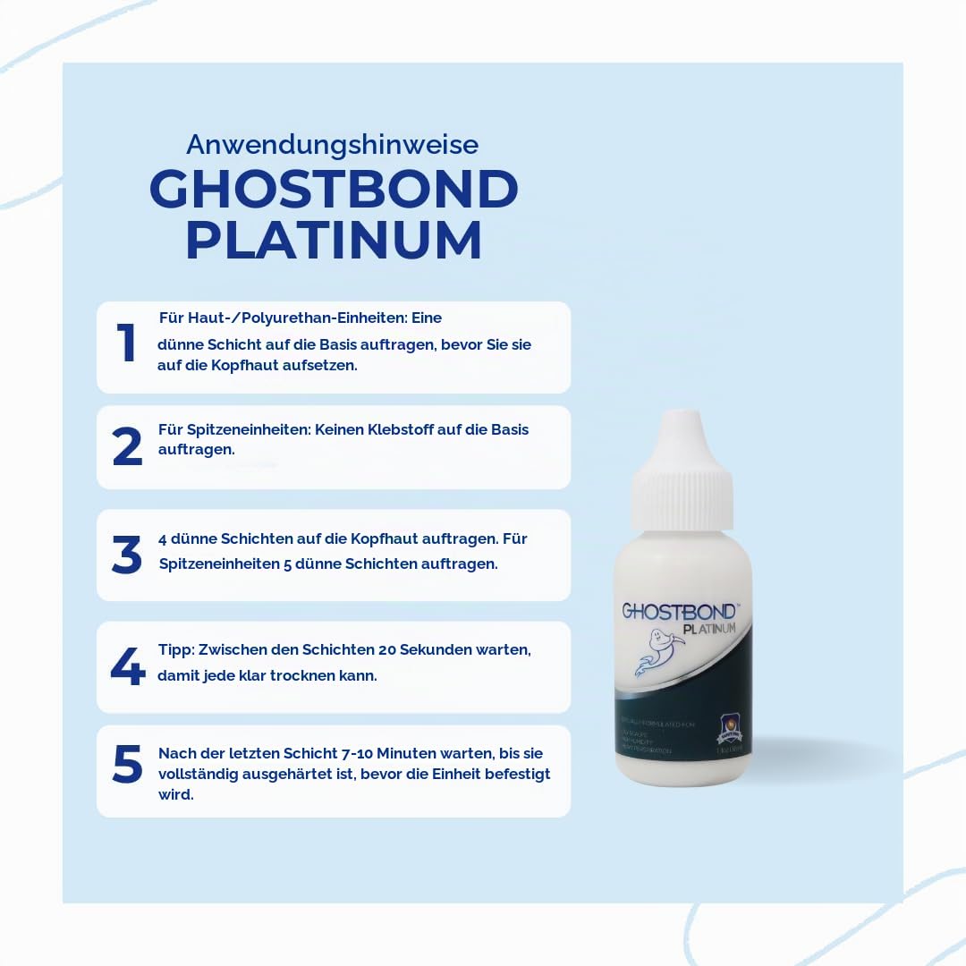Haarklebstoffmarke pro Haarlabor Modell Ghost Bond Platinum