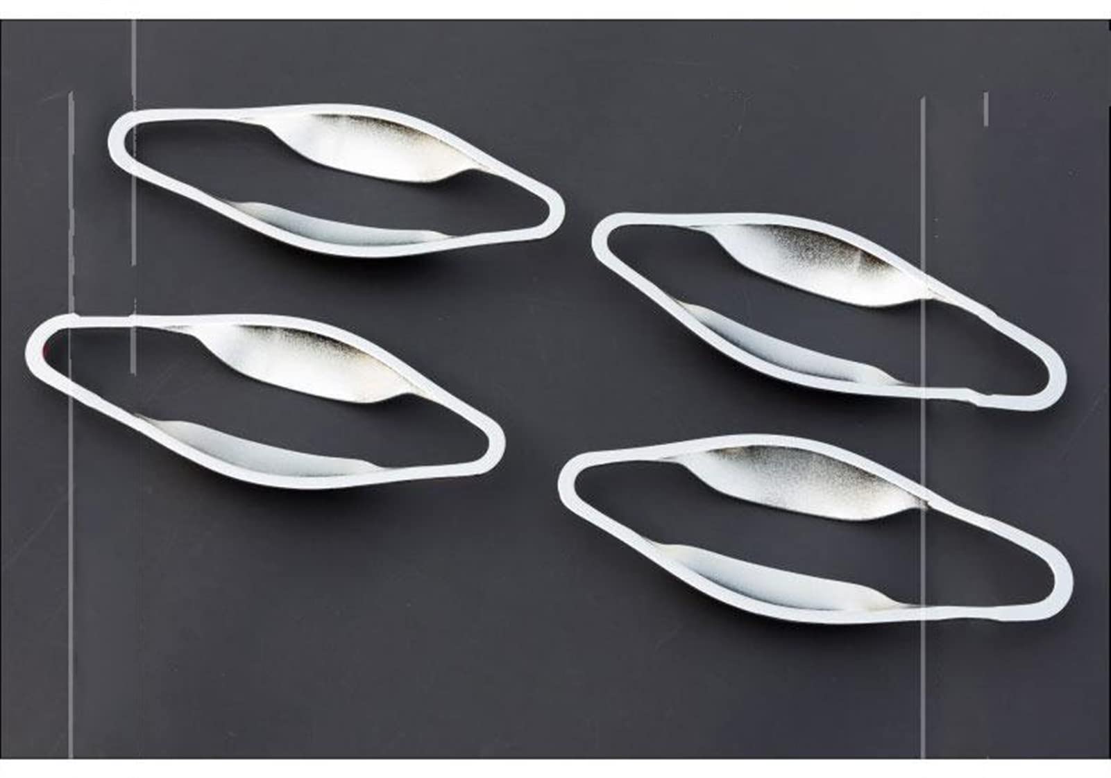 Rinkteea 3 Exterior Car Door Handle For Hyundai Ix35 2009-2014 Chrome Car Door Handle Cover Trim Sticker Styling(3)