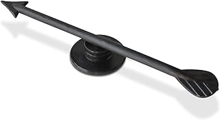 Game Spinner 12 Pack - 3 Inch Black Plastic Arrow Game Spinner - Game Spinners for School - Spinners for Games - Game Spinners for Games Game Pieces Blank Game Spinner Gameboard Spinners Arrow Spinner