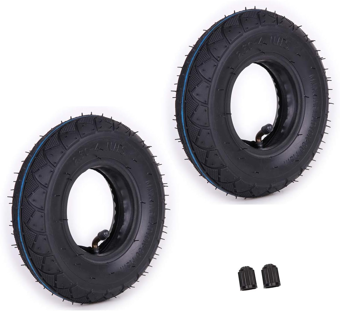 Set of 2 2.504" 8.5" Tire + Inner Tube with TR87 Bent