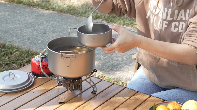 Amazon.com: Boundless Voyage 200ml Titanium Double-walled Bowl for
