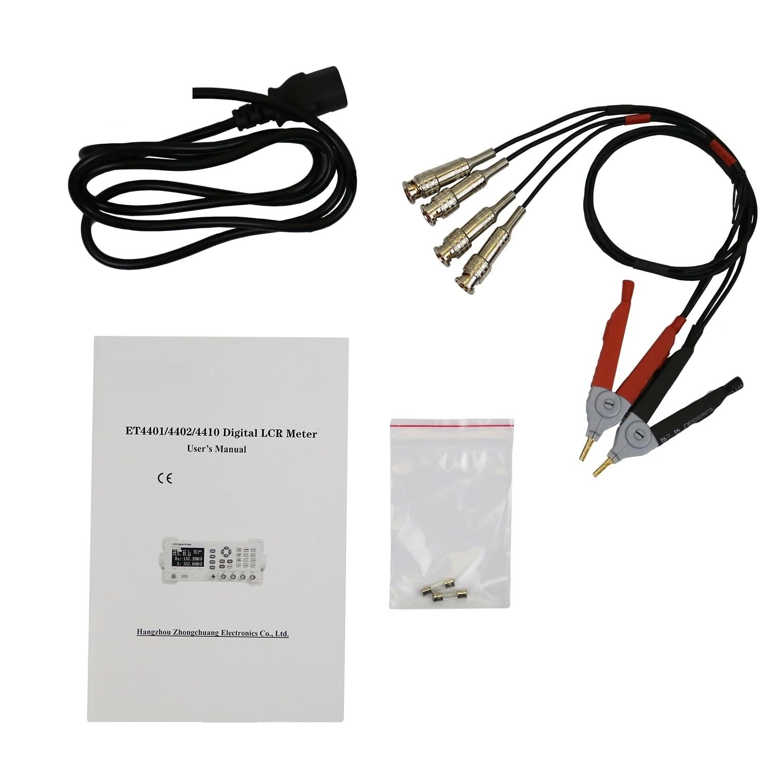 ET4401 ET4410 LCR Tisch Digital Bridge Tester Desktop LCR Meter Kapazität Widerstand Impedanz Induktivität Messen Meter(ET4401)