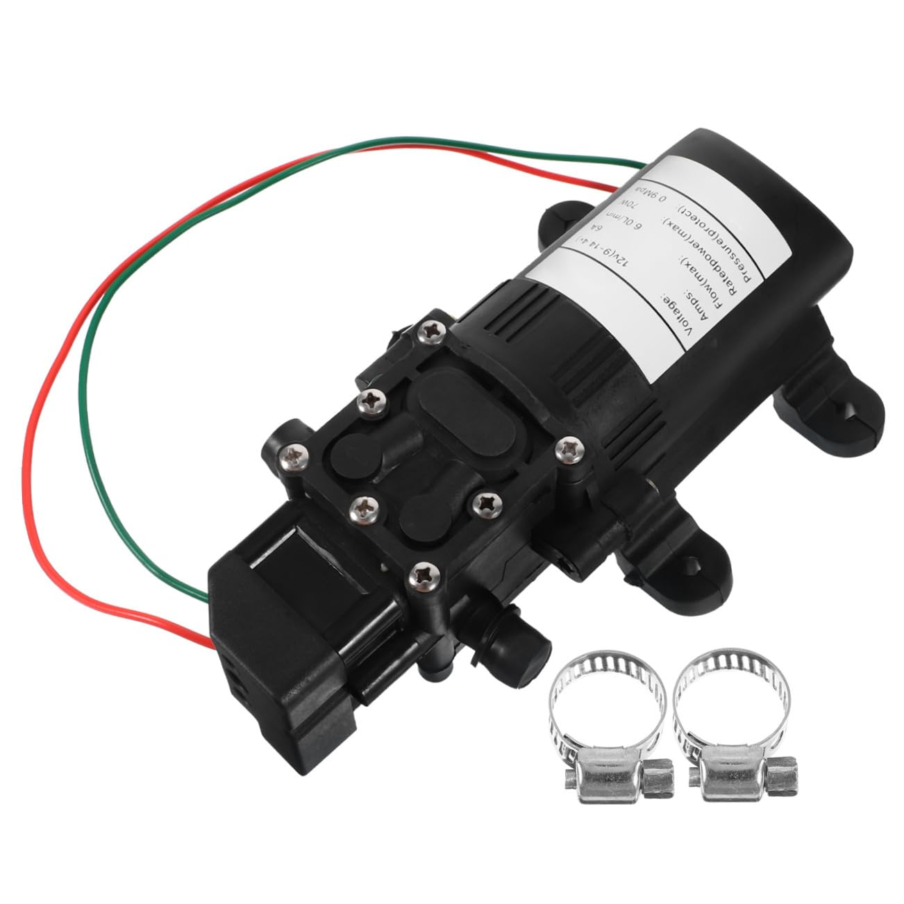 Bomba de Diafragma 12 V 70 W 6 L/Reinicio Automático