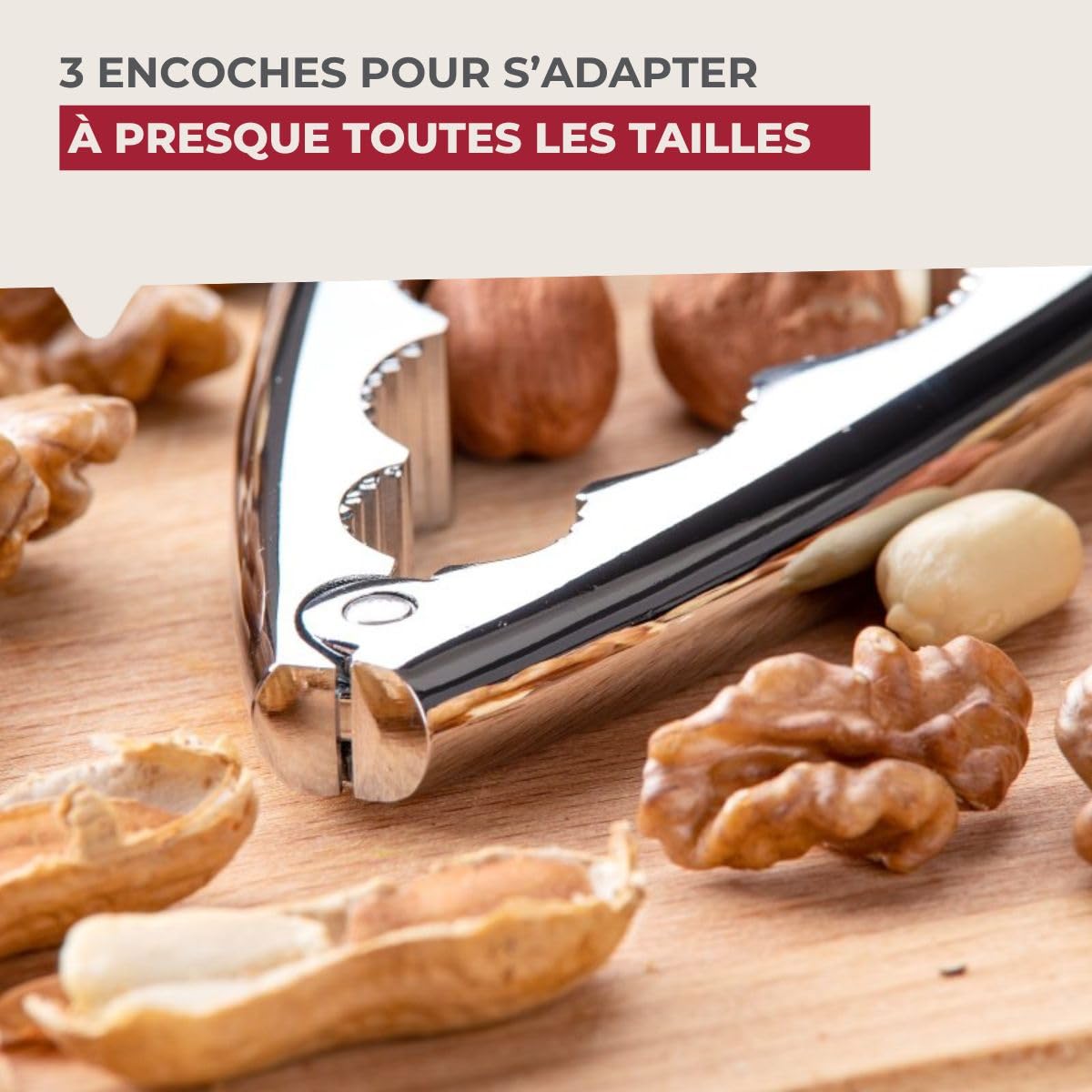 Casse-noix Fackelmann Soft - Aluminium Et Poignée Antidérapante (couleur Aléatoire)