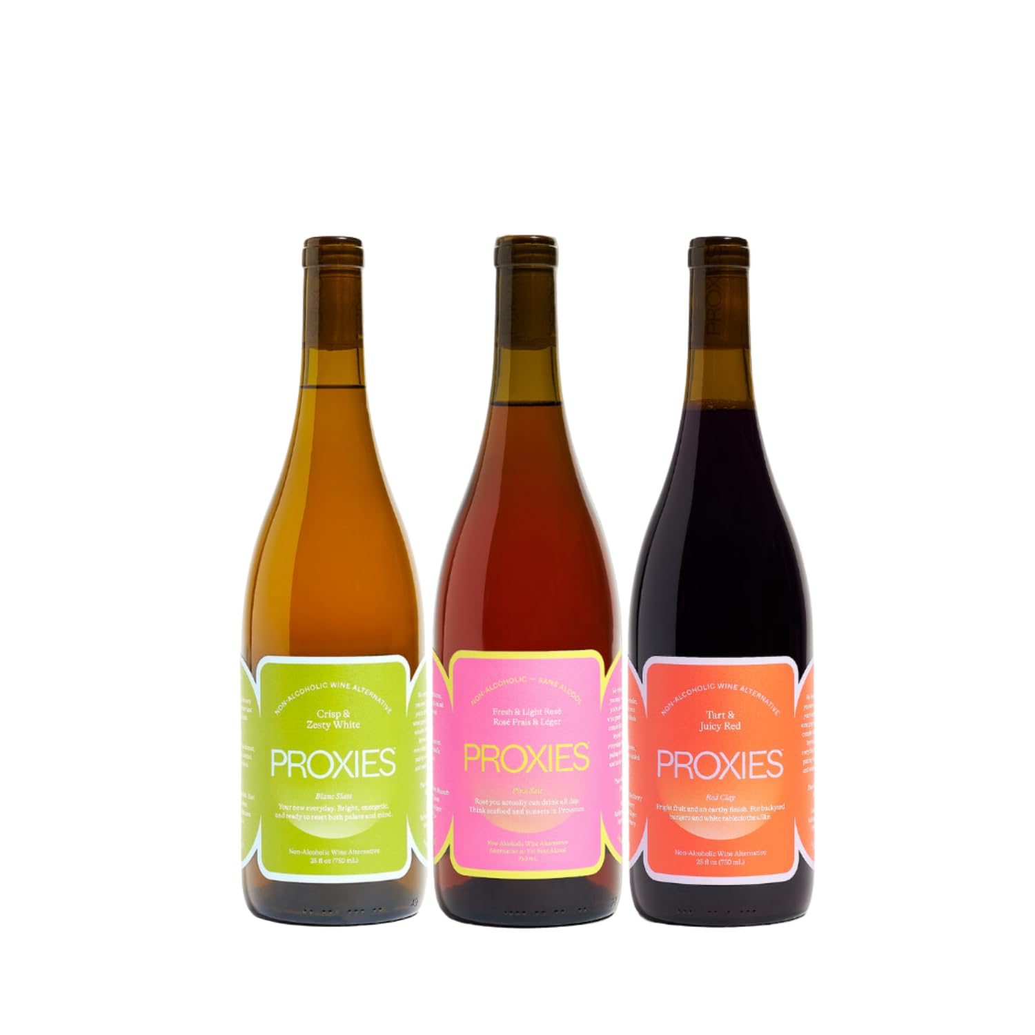 Proxies NonAlcoholic Wine Alternative Tasting Set 3Pack