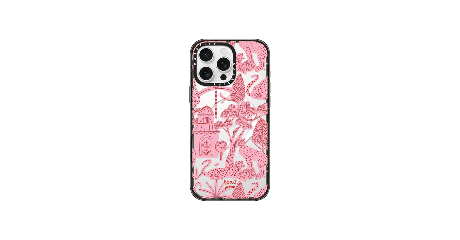 iPhone 16 Pro Impact Case ネオンピンク iPhone 16 Pro Max Silicone Case with MagSafe - Fuchsia