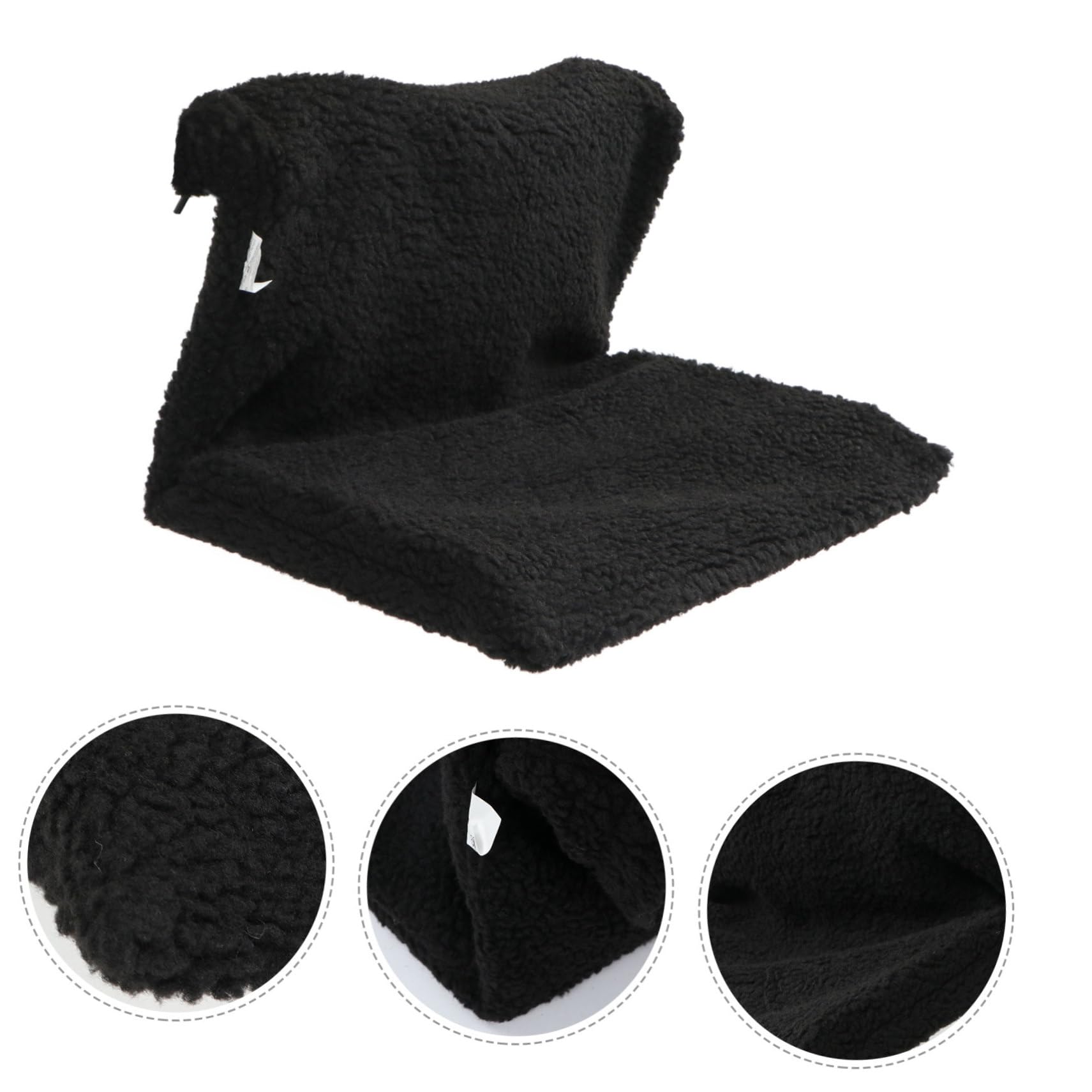 ERINGOGO Hamac pour Chat à Cadre en Fer, Lit Suspendu Noir pour Radiateur