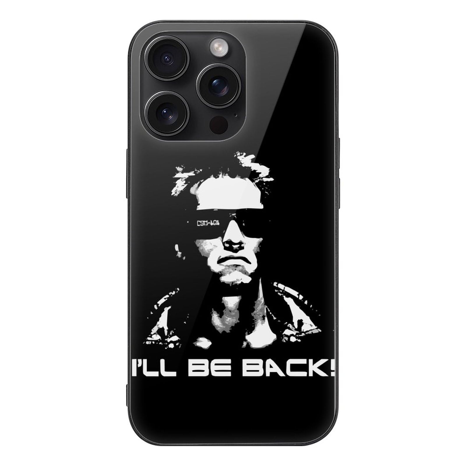 CLAUSTRUM iPhone15pro スマホケース Amazon.co.jp: I'll Be Back The Terminator ターミネーター