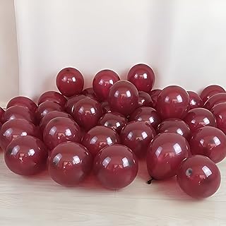 Special You Burgundy Balloons for decoration, Birthday Balloons for girls, balloons for Birthday, Anniversary, Party Decoration, Maroon balloon decoration for birthday - 50 pcs