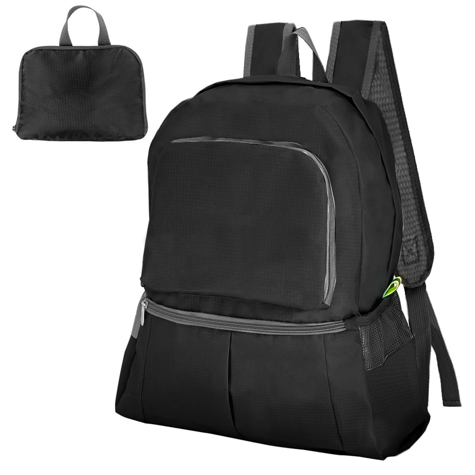 Foldable Backpack Lightweight - 22L Waterproof Small Fishing Rucksack Packable Daypack for Travelling, Durable Ultralight Packable Practical Gifts Walking Backpack for Women Men Outdoor Camping