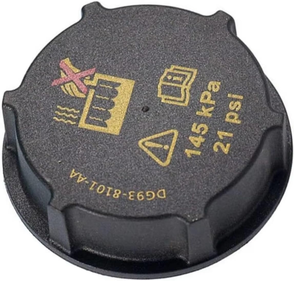 Coolant Radiator Tank Compatible With Fusion 2014 2015 2016 1.5L DG938101AA Radiator Coolant Cover