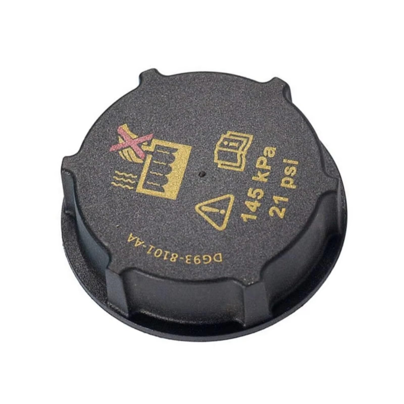 Compatible con Ford Fusion 2.5L 2013 2014 2015 2016 Tapa del depósito de expansión del refrigerante del radiador DG93-8101AA