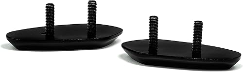 Miniatura 4 de Krator Juego de placas de bloqueo de espejo con logotipo grabado negro compatible con Yamaha YZF R6 (1999-2007) 2000 2001 2002 2003 2004 2005 2006 +