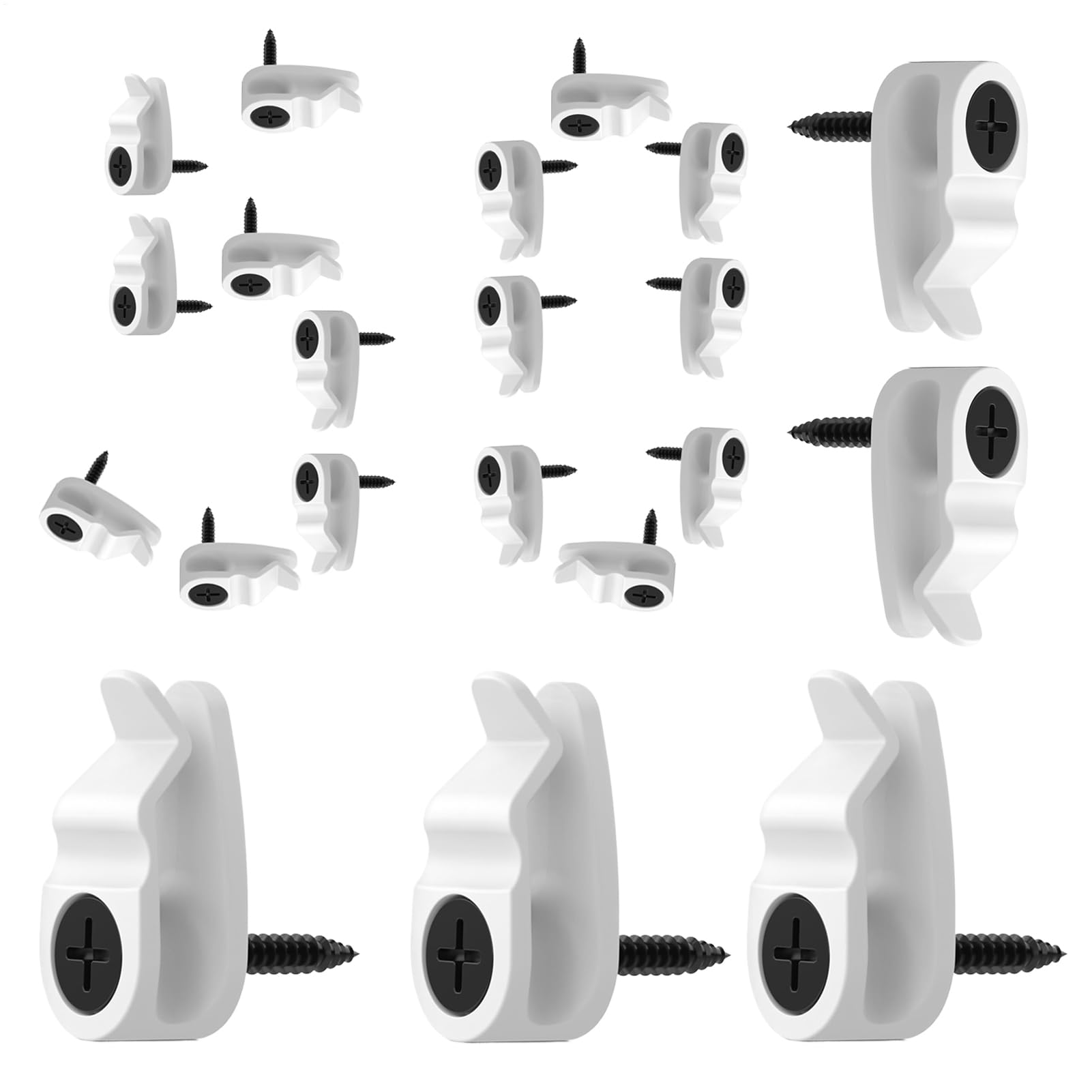 Attaches pour guirlandes lumineuses extérieures imperméables et ultra robustes