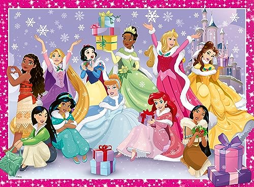 Ravensburger Disney Princess Christmas Jigsaw Puzzle for Kids Age 8 Years Up - 200 Pieces XXL, Multicoloured, 49 x 36 x 36 cm - Image 2