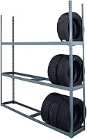 Martins MTSR-3 3-Tier Tire Storage Rack for Passenger Cars, SUVs & Light Trucks - Space-Saving Warehouse Shelving