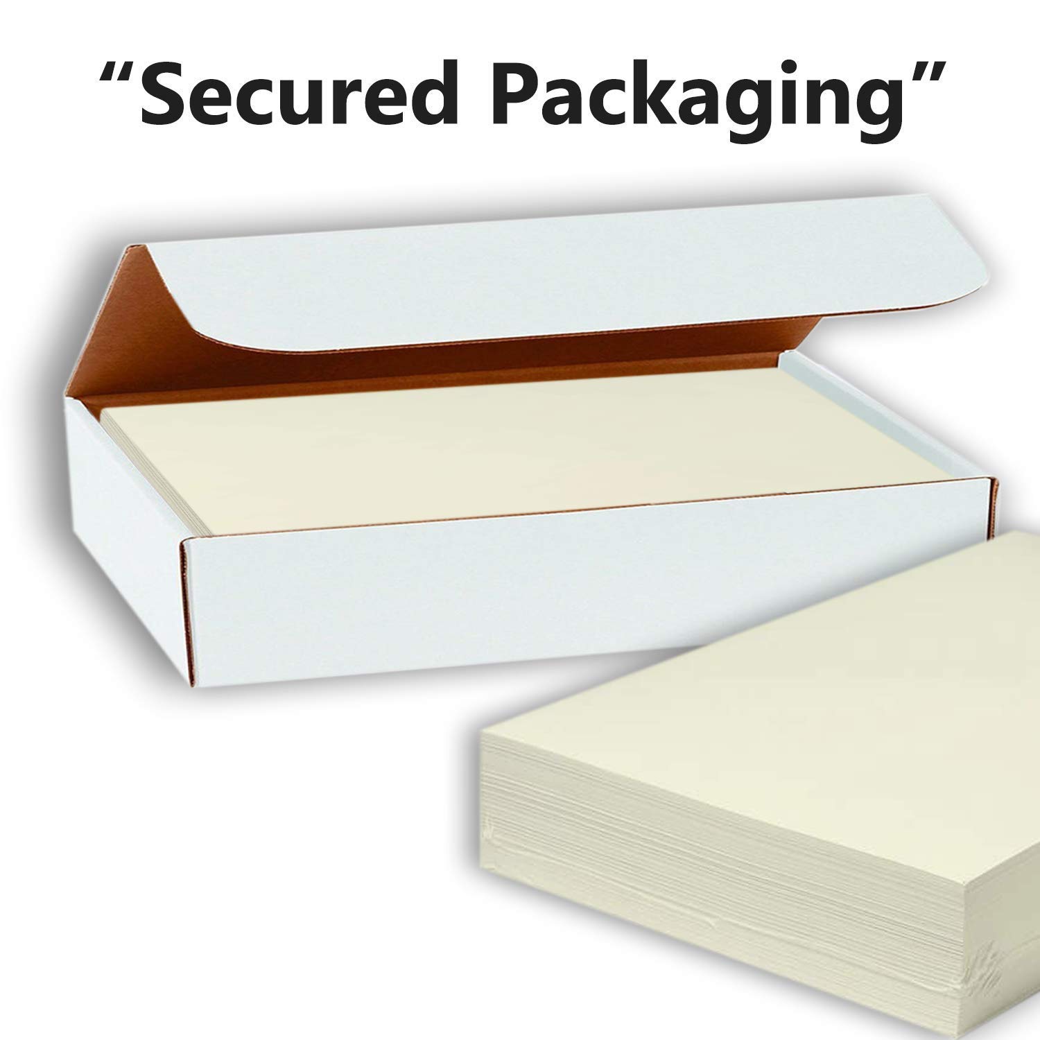 Amazon.com: Hamilco Cream Colored Cardstock Thick Paper - Blank Index Flash  Note & Post Cards - Greeting Invitations Stationary - Flat 5 X 7" Heavy  Weight 80 lb Card Stock for Printer – 100 Pack : Everything Else