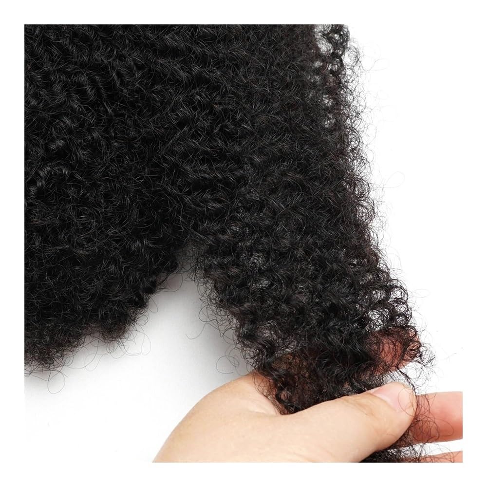 Afro Kinkys prawdziwe włosy w dużych ilościach, 50 g/opakowanie, do mini twistów, warkoczy, Micro Locs, Repair Locs i przedłużenia dredloków (imbir, 40 cm)