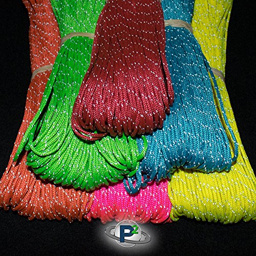 Paracord Planet 1.8mm Fluorescent Reflective Guyline Tent Rope Cord Camping Paracord - Image 4