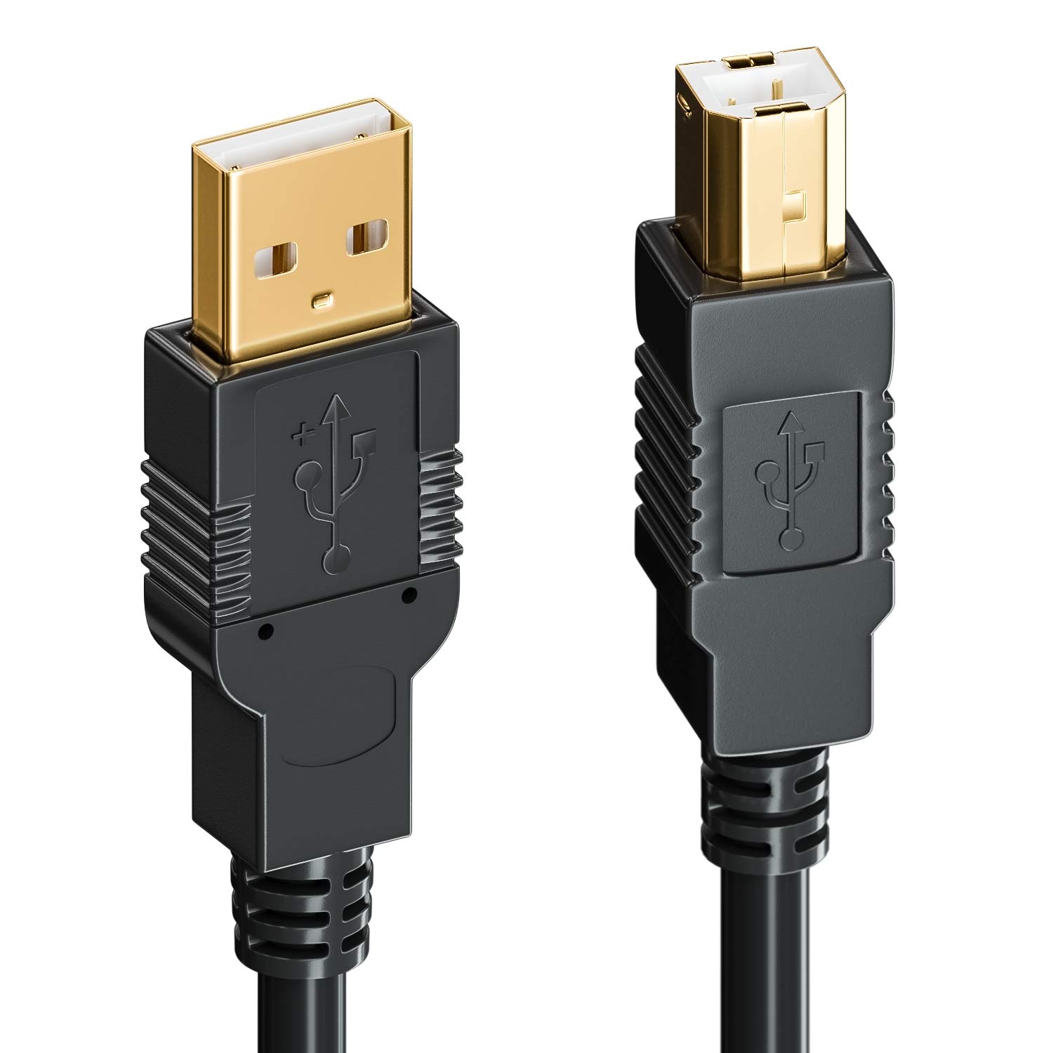 deleyCON 15m USB 2.0 Attivo Cavo Della Stampante Cavo Scanner con Amplificatore di Segnale USB2.0 Cavo Ripetitore Scanner per Stampante per PC