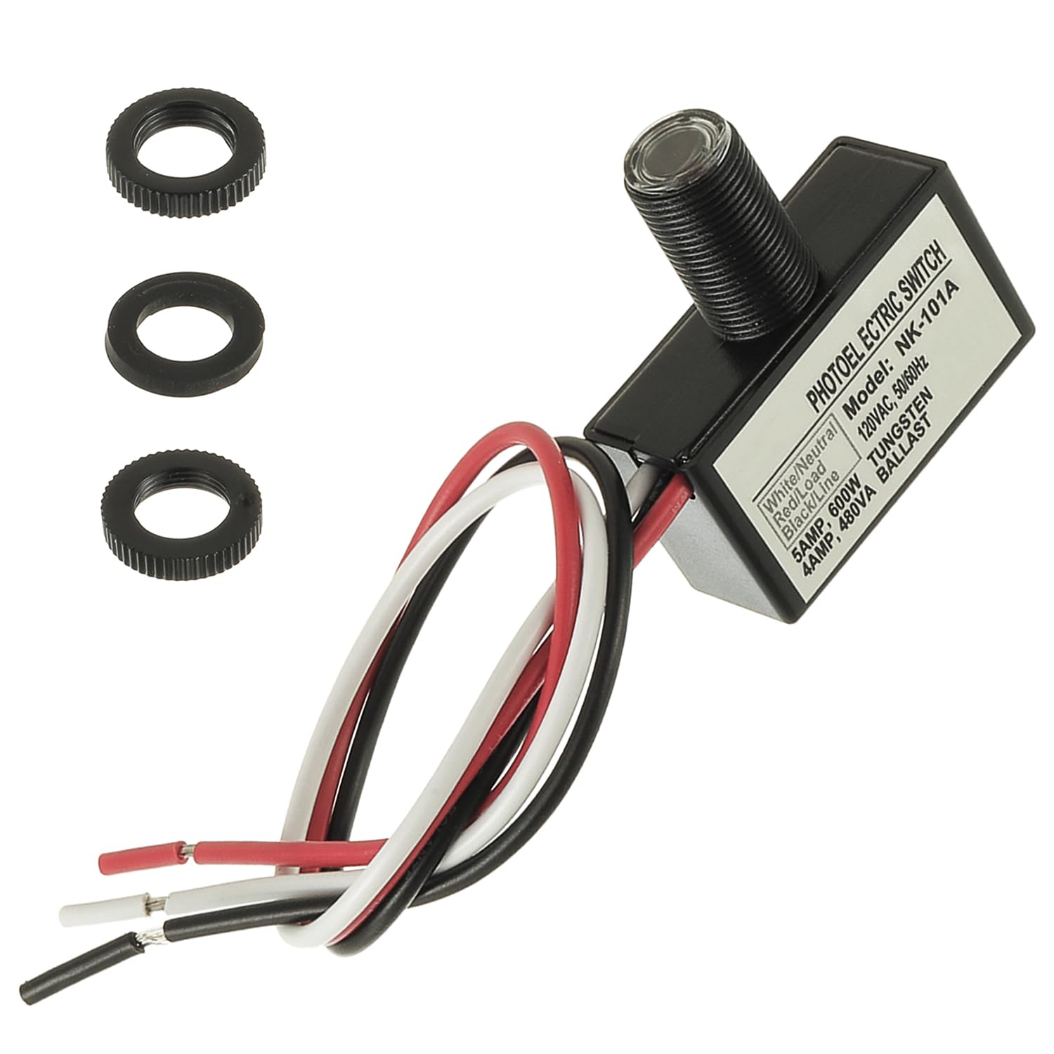 EPLZON 105V-130V AC Photocell Light Sensor Light Control Sensor Photoelectric Switch Dusk to Dawn Sensor with Automatic Illumination Detection Circuit