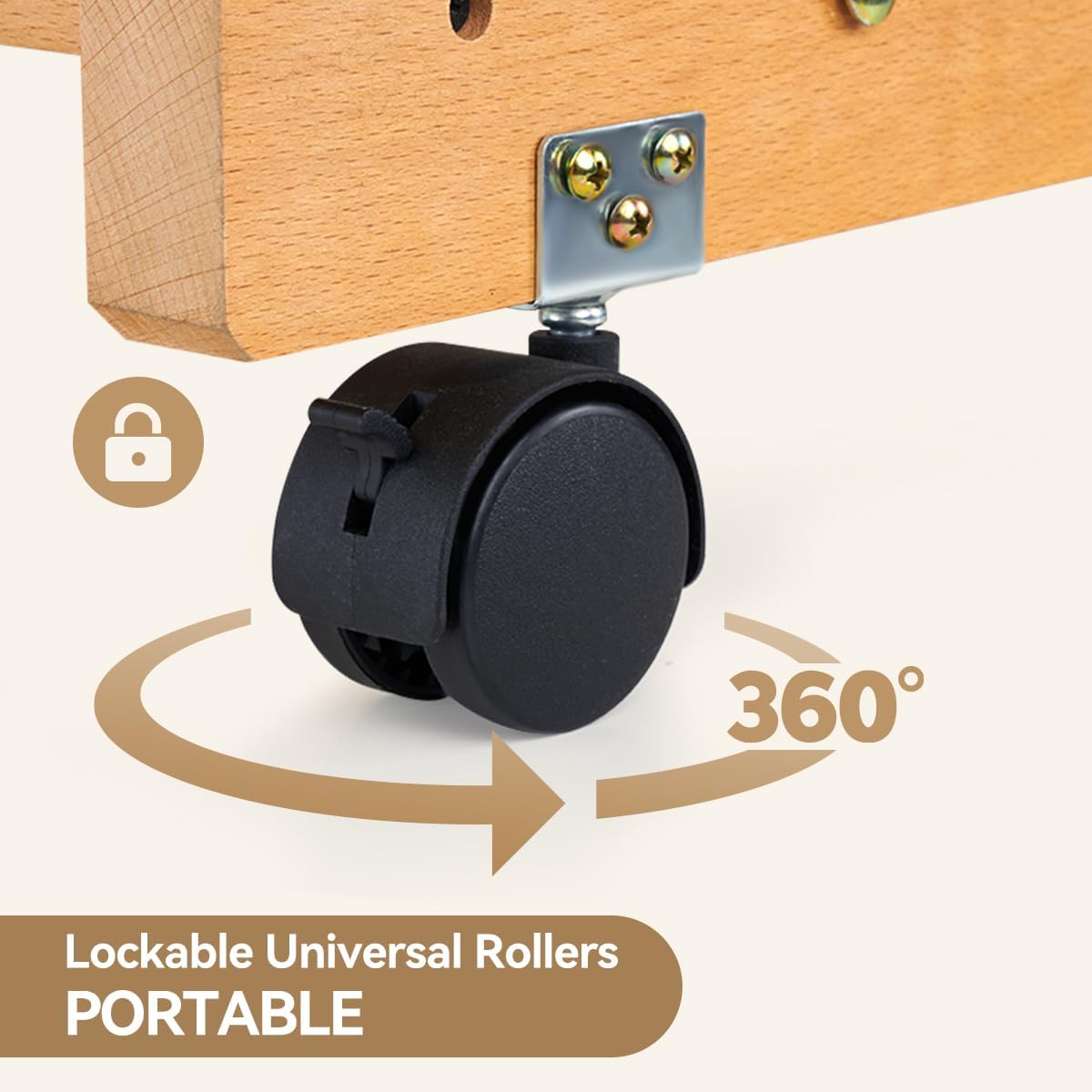 H Frame Easel, Hold Canvas up to 70" with 4 Universal Wheels, Beech Wooden Easel for Painting, Adjustable Artist Easels for Painting