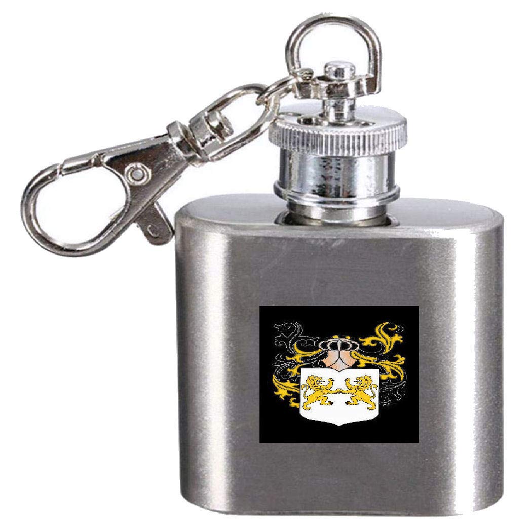 Flasque avec blason Collins 28,3 ml, cadeau de famille idéal