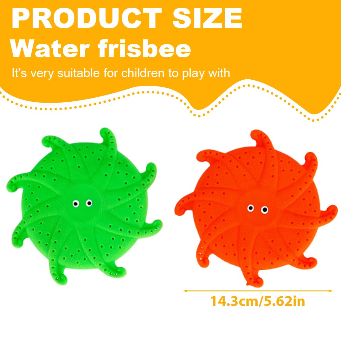 Spugna assorbente Frisbee 2 Pezzi, Giochi spiaggia bambini piscina