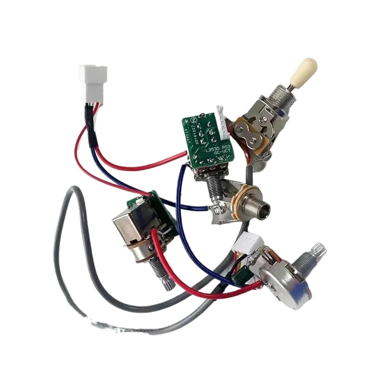 1 Juego De Potenciómetros De Interruptor Push Pull Para Pastilla De Guitarra Eléctrica ST
