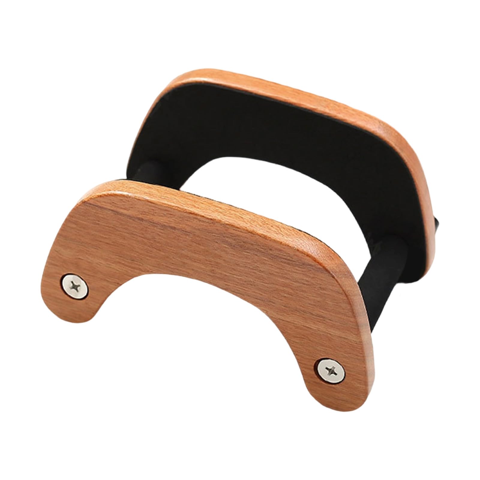 Msioytog Space Saving Wooden Guitar Display Stand Acoustic Instrument Storage Rack for Small Apartments and Compact Spaces Acoustic Guitar Stand