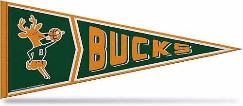 Miniatura 10 de Rico Industries NBA Basketball Retro 12" x 30" Felt Wall Décor Pennant - Great for HomeBed RoomMan Cave Décor