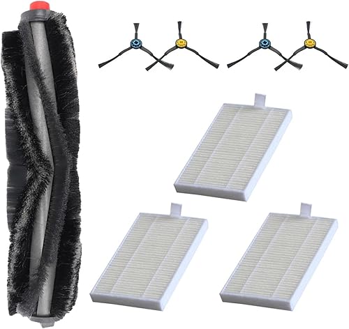 SNEEKE Filtro de tela para cepillo lateral principal, compatible con Midea M6M61M62M63M64M6, accesorios de limpieza de piezas de repuesto (color B)